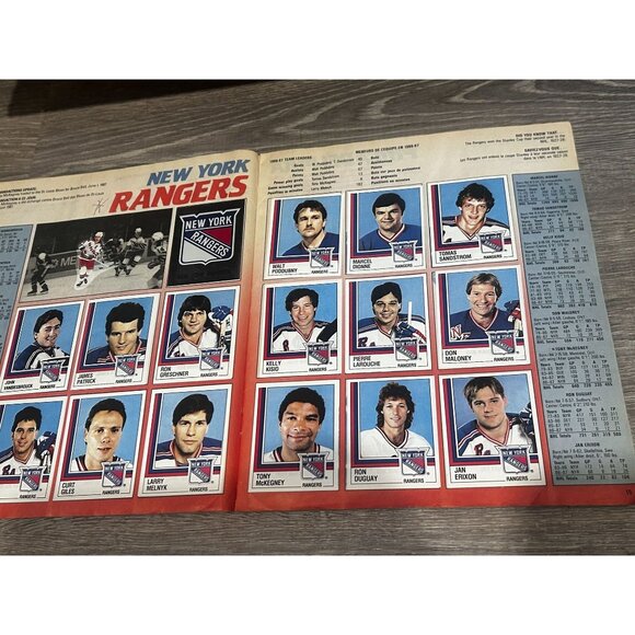 Hockey '87 Sticker Album Panini NHL Yearbook Paperback - Picture 5 of 12